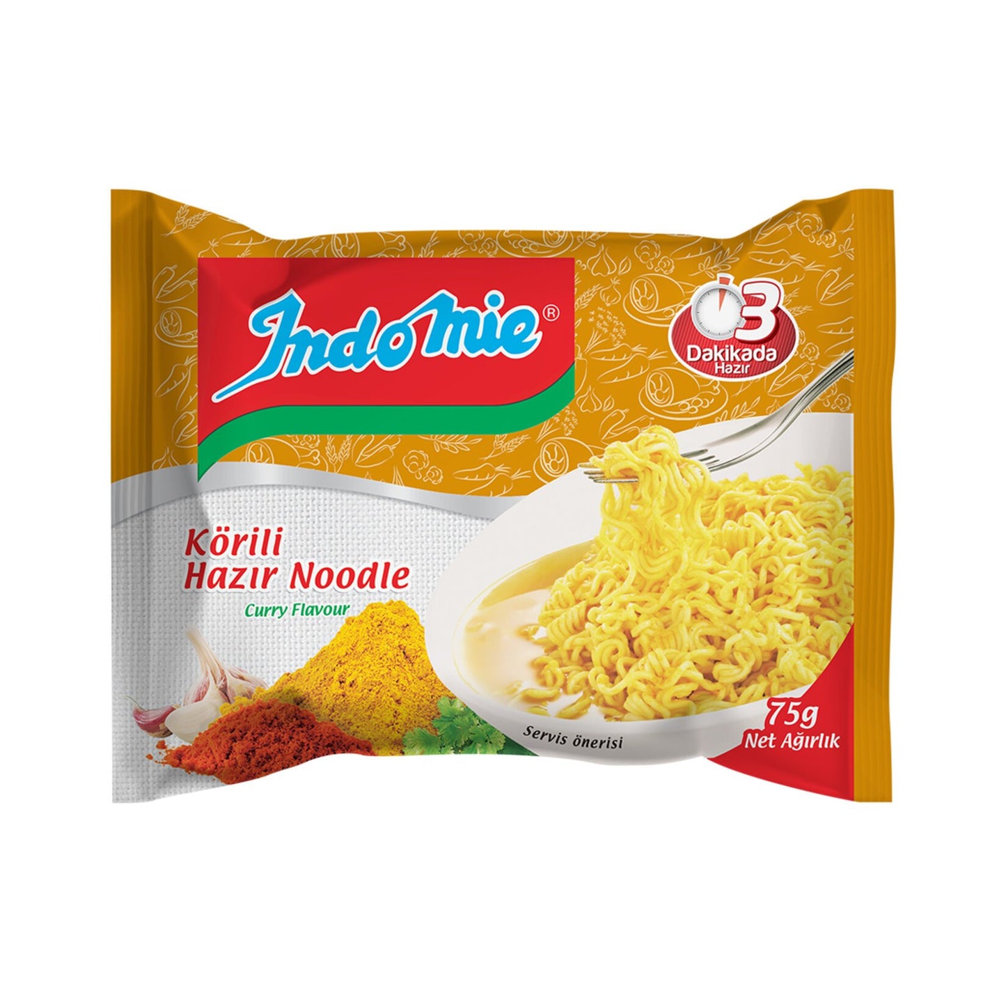 1 Koli İndomie Köri Aromalı 75 Gr *40