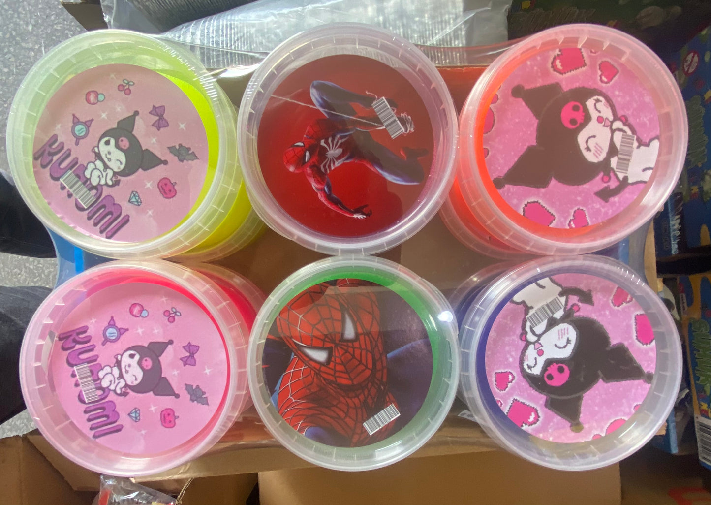 1 paket X12 adet zombi sümük slıme yuvarlak