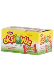 1 adet SAADET Ekşi Yüz Sakız 100 Adet Tutti sarı