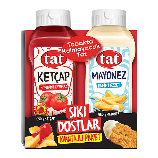 1 koli x6 Tat 650g(Ketçap Mayonez 560 G)