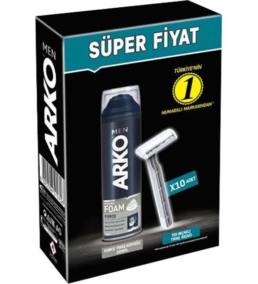 6 adet
Arko Men Tıraş Köpüğü