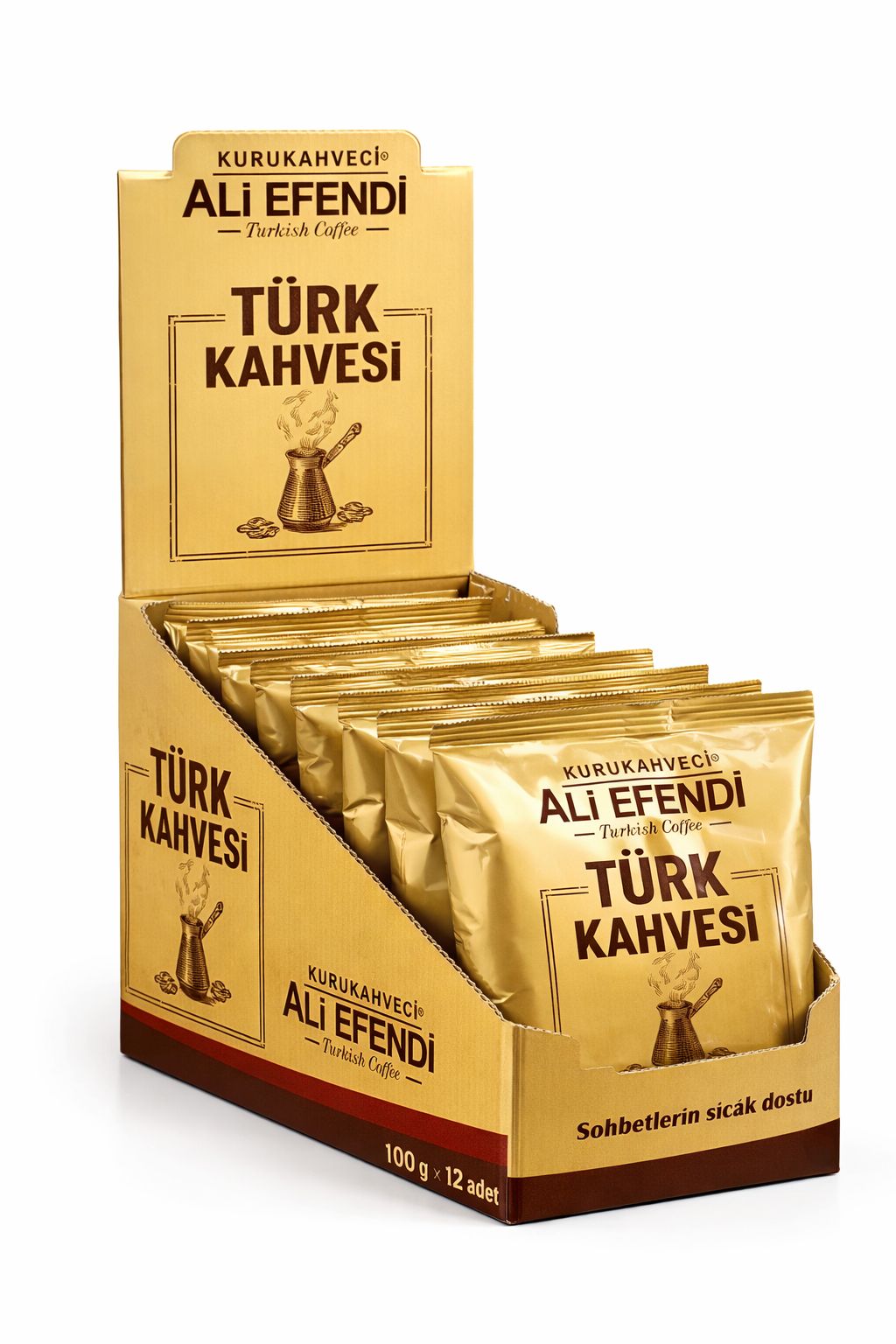 1 paket x12 Ali efendi Türk kahvesi 100 gr