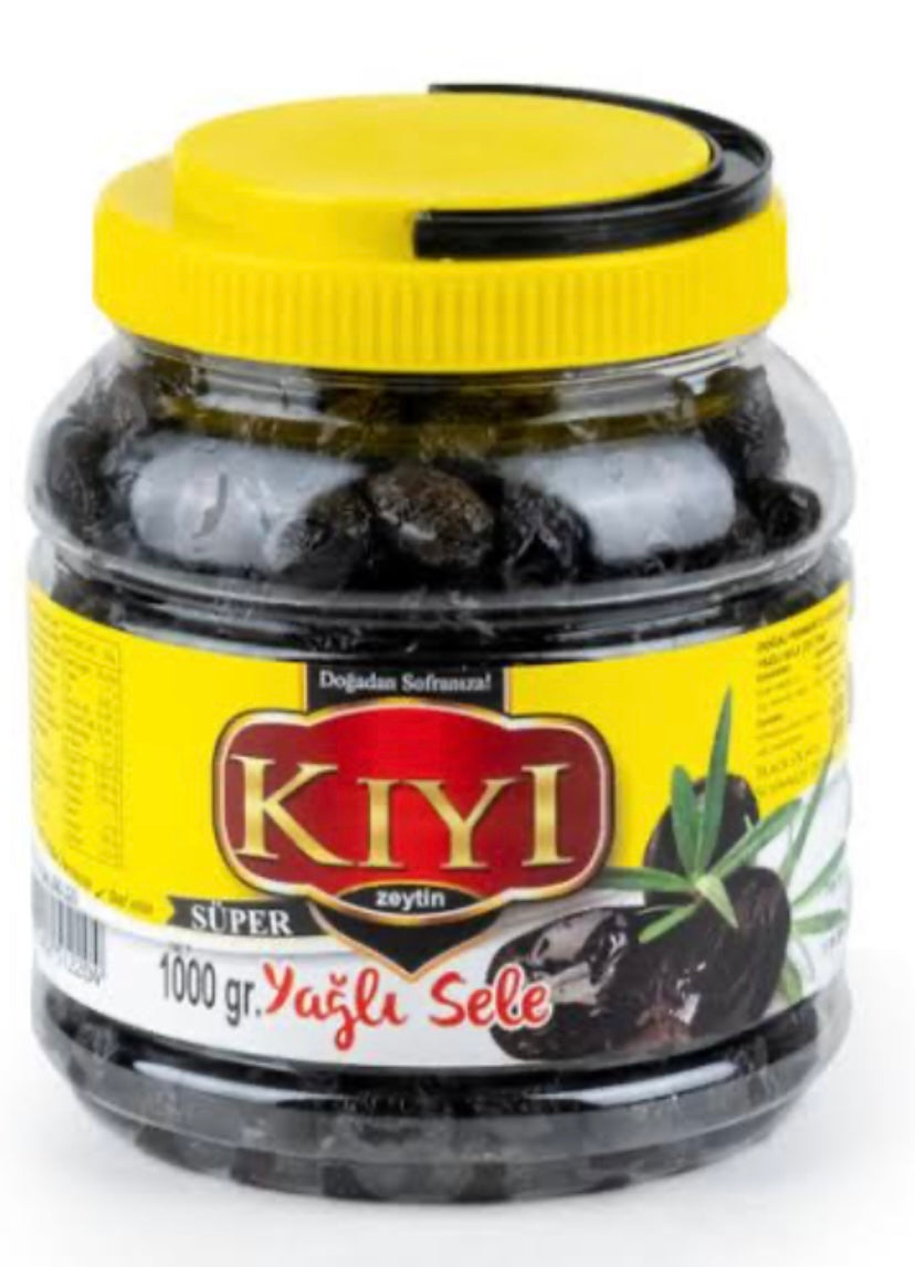1 koli x6 kıyı zeytin 1 kg