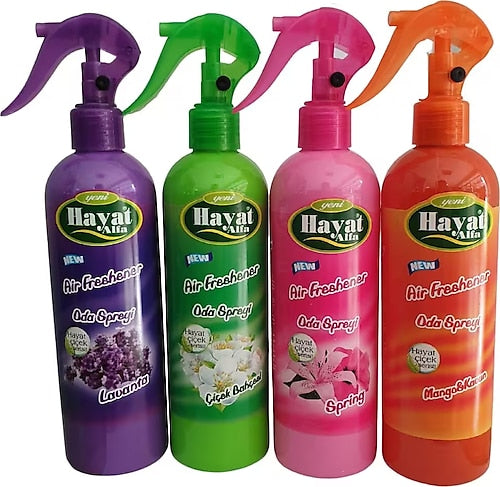 1 koli Hayat Alfa Oda Kokusu Sprey 350 ml 4 Çeşit