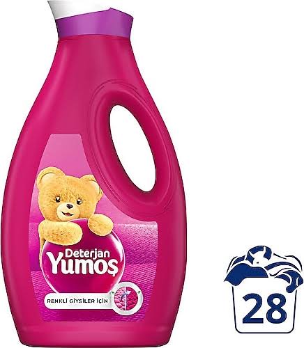 1 koli X6 adet Yumoş Renkli Giysiler için Sıvı Bakım Çamaşır Deterjanı 28 Yıkama