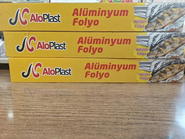 12 Adet Aloplast Alüminyum Folyo