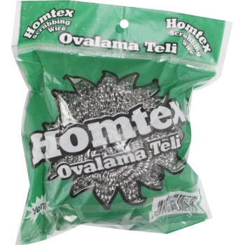 1 paket x 24 Homtex Endüstriyel Ovma Teli40 G bulaşık teli