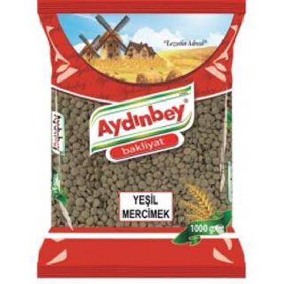 1 koli x12 Aydınbey Yeşil Mercimek 1KG