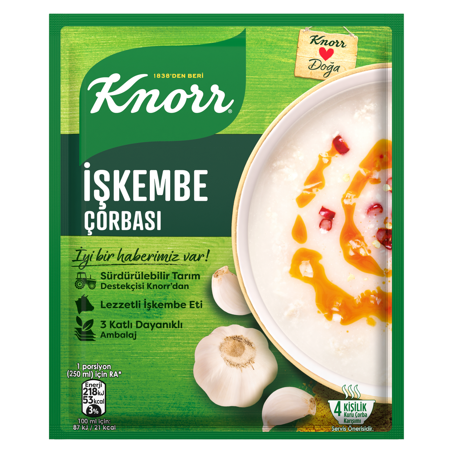 1 paket x12 adet Knorr İşkembe Çorbası