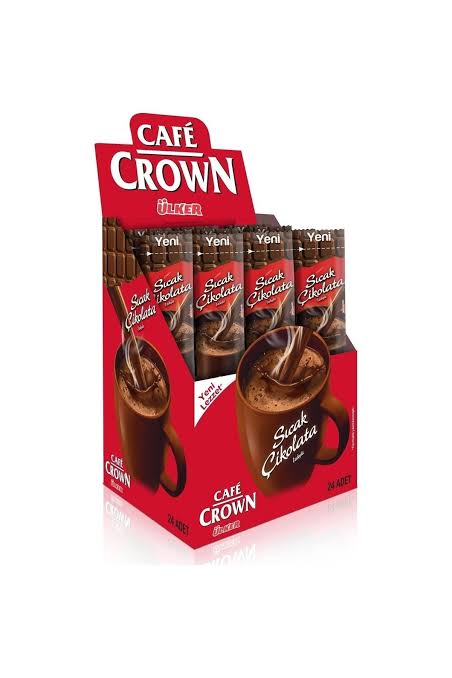 1 paket x24 adet CAFE CROWN SICAK ÇİKOLATA 18,5 GRX24