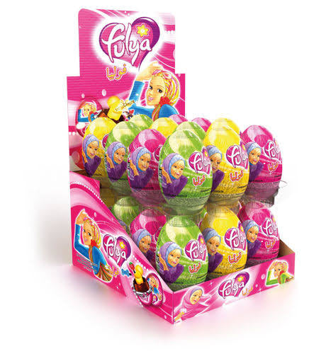 1 paket x24 FULYA 25gr YUMURTA OYUN.KAB. KOKOLİN