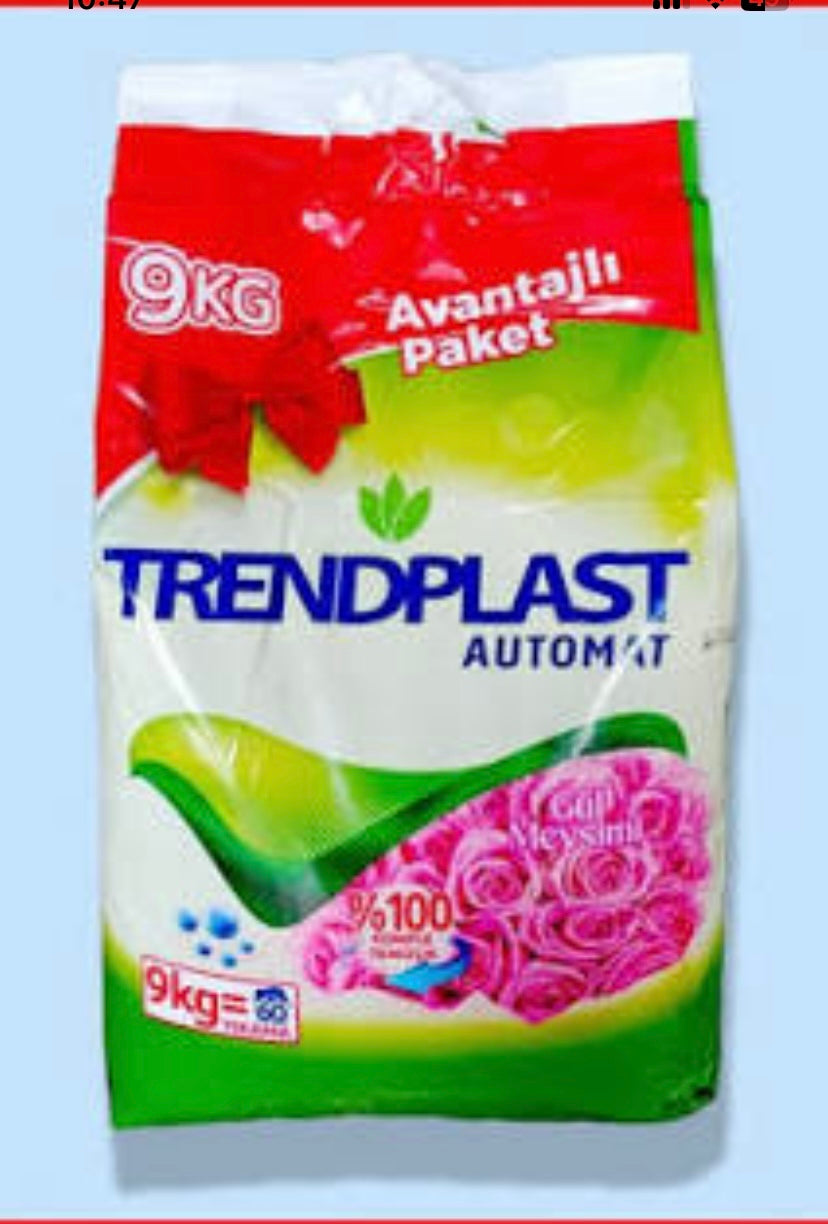 1 adet trendplast toz 9 kg