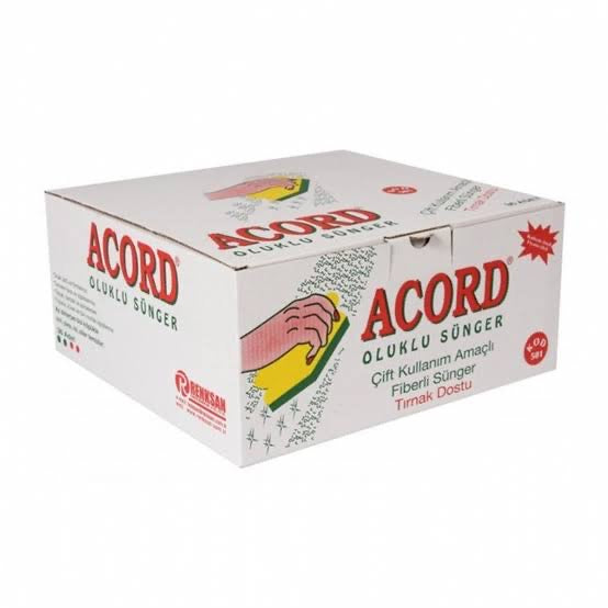 1 koli Acord Bulaşık Süngeri *35
