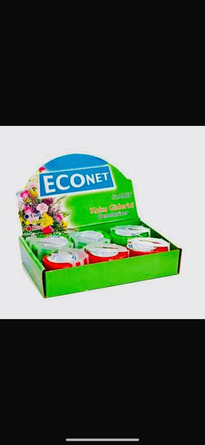 1 paket Econet Askılı Wc Koku Giderici Blok 12 x 50 Gr.