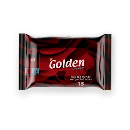 1 paket x36 Golden Tiryandafil Cep Islak Mendil