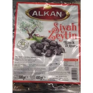 1 koli x24 adet Alkan 500gr zeytin