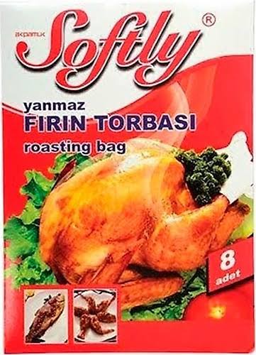 24 adet Softly Yanmaz Fırın Torbası 8 Li