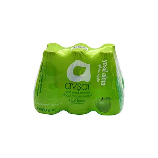 1 koli X 24 Avşar Yeşil Elma Aromalı Soda