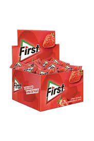 1 adet First Tekli Sakız Çilekli *200Ad