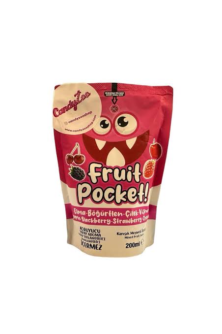 1 koli x20 Fruit pocket 200 ml çilek vişne