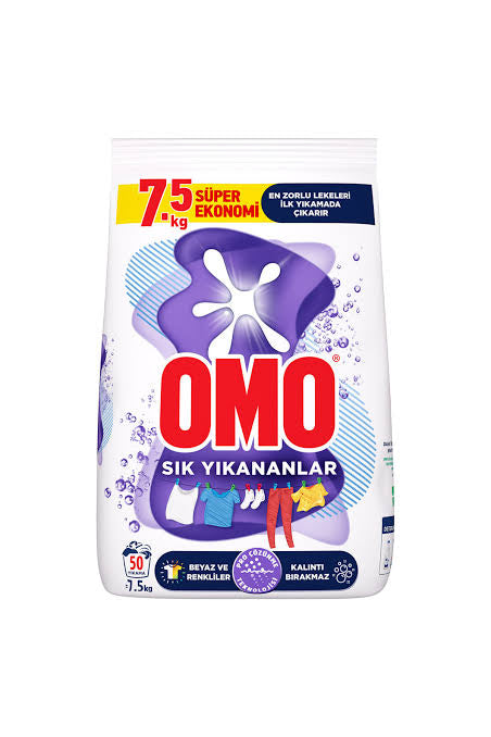 1 adet Omo 7.5 kg Toz Deterjan
