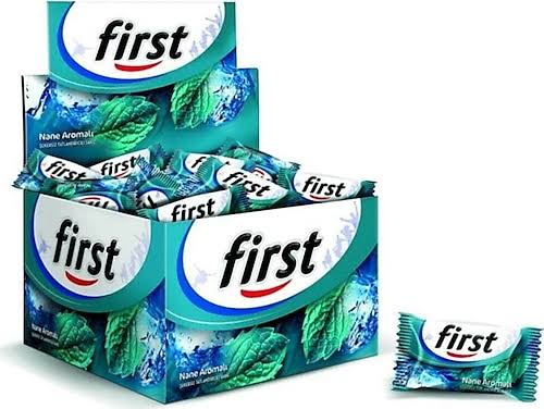 1 adet First Tekli Sakız nane aromalı *200Ad