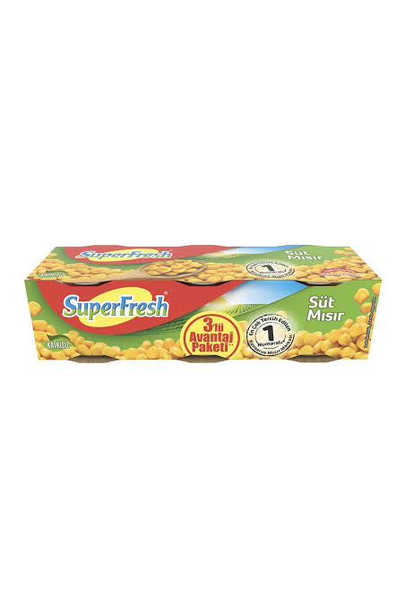 15 Adet SuperFresh 3'lü Mısır 200GR