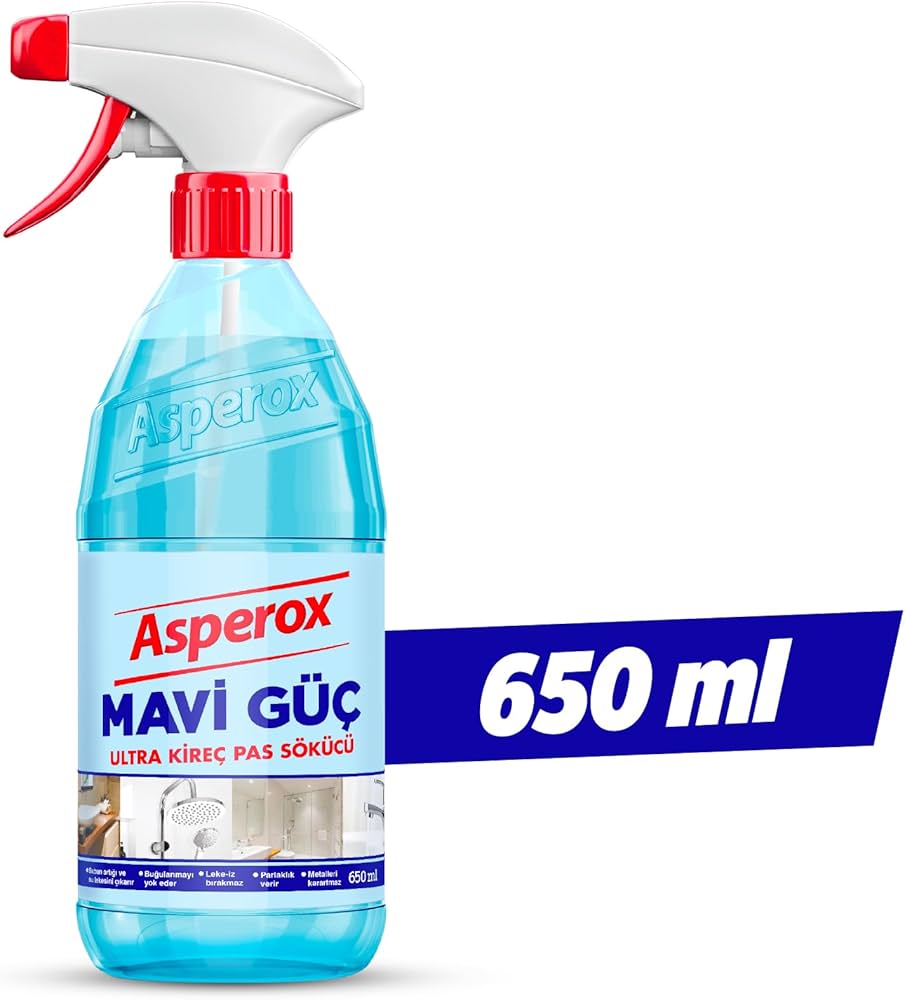 1 koli X 15adet Asperox Mavi Güç Ultra Kireç Pas Sökücü 650ml