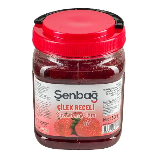 1 kolix6 1500 g Şenbağ Reçel (Çilek)