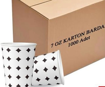 1 koli Karton Bardak 6.5 Oz 3000 Adet