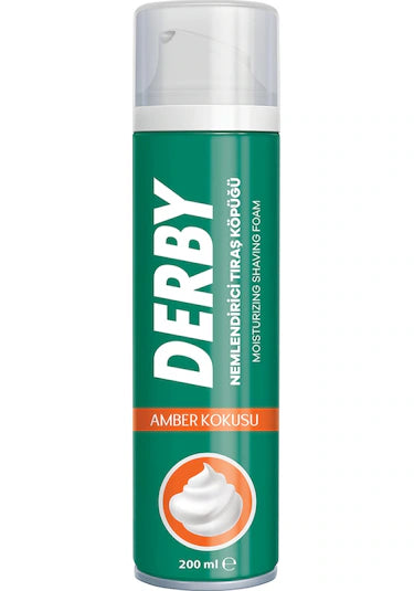 1 paket x12 Derby Tıraş Köpüğü Amber Kokusu 200 ML
