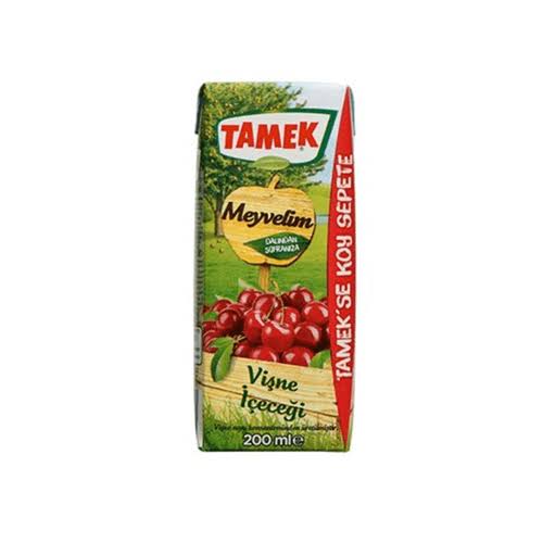 1 koli Tamek Vişne Meyve Suyu 200 ML X27