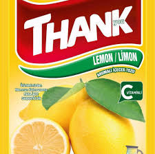 1 paket THANK aromalı içecek tozu Limon 24 lü