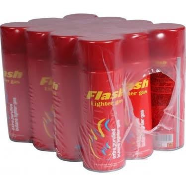12 Adet Flash Çakmak Gazı 270 ml