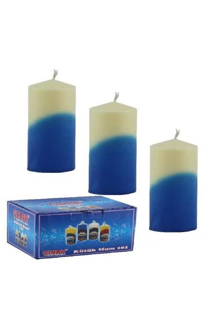 1 paket ÇINAR DİZAYN Star Kütük Mum X 20 li