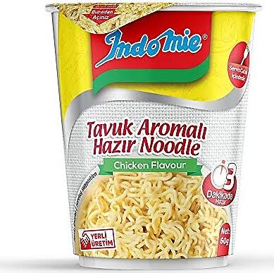 1 koli X24 adet Indomie Noodle Bardak Tavuklu 60 gr