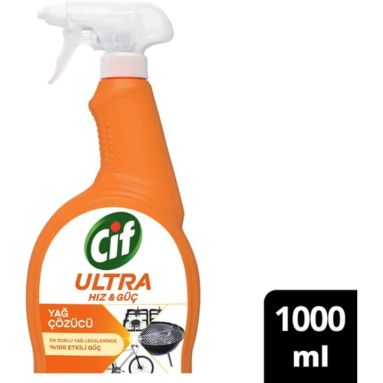 1 koli X 9 adet Cif Ultra hız ve Güç Sprey 1000 Ml
