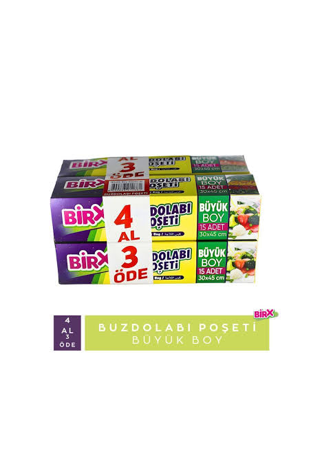 1 koli Birx 12 x30'lu büyük Boy Buzdolabı