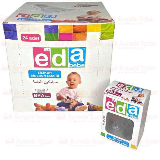 1 paket Eda Bebe Silikon Biberon başlığı 24