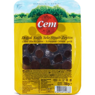 CEM ZEYTİN SİYAH 200 GR*24
