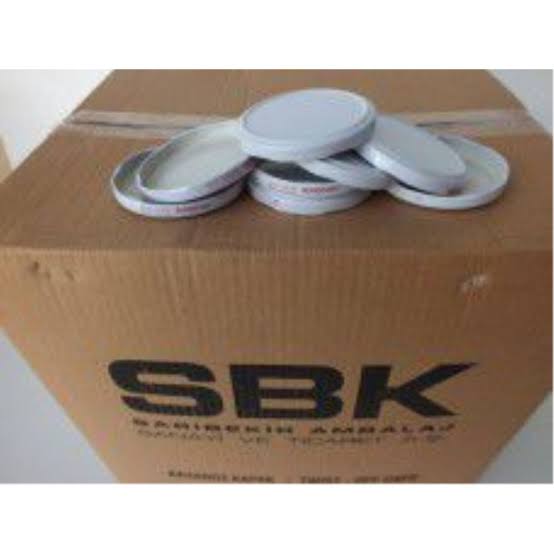 1 koli Sbk 082 Mm Konserve Kapak 600 Adet