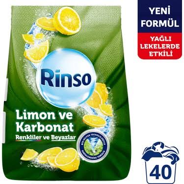 1 adet Rinso Limon ve Karbonat 6 kg Toz Deterjan