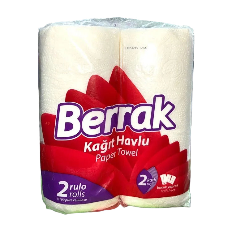 1 Koli Berrak Kağıt Havlu 2'li x12