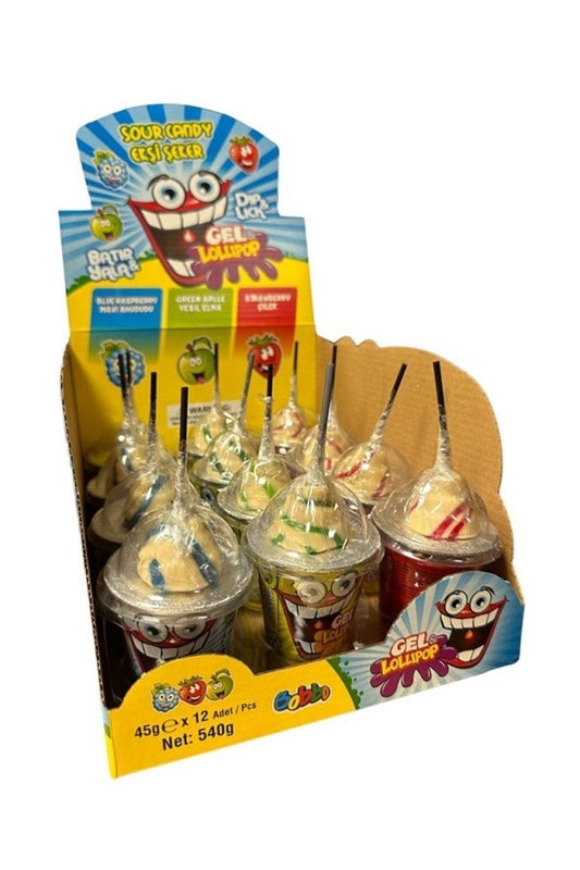 1 koli x bobbo Dıp&lıck,batır Yala,sour Candy Ekşi Şeker 45gr (12