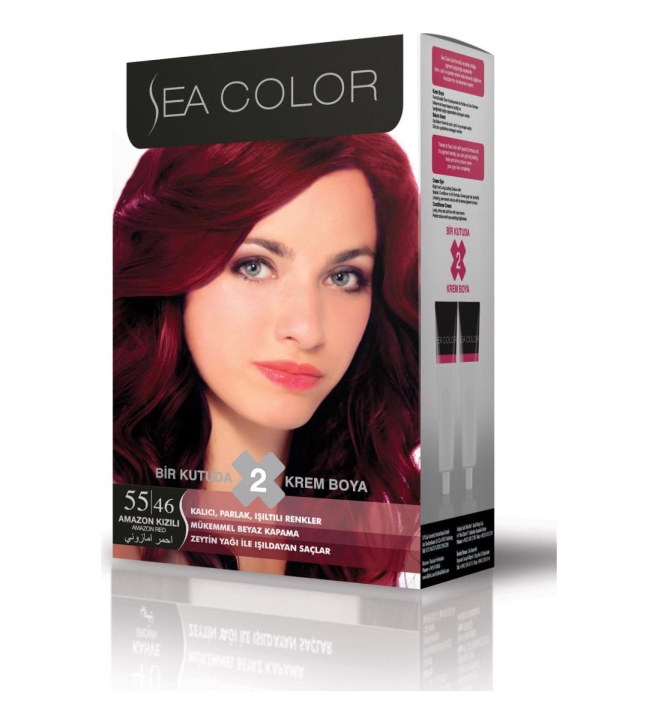 6 adet Sea Color Saç Boyası 55.46 Amazon Kızılı