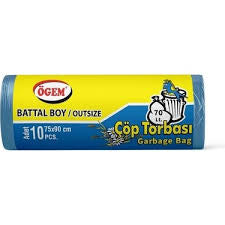 1 koli ögem Çöp Torbası 75x90 Cm Battal Boy