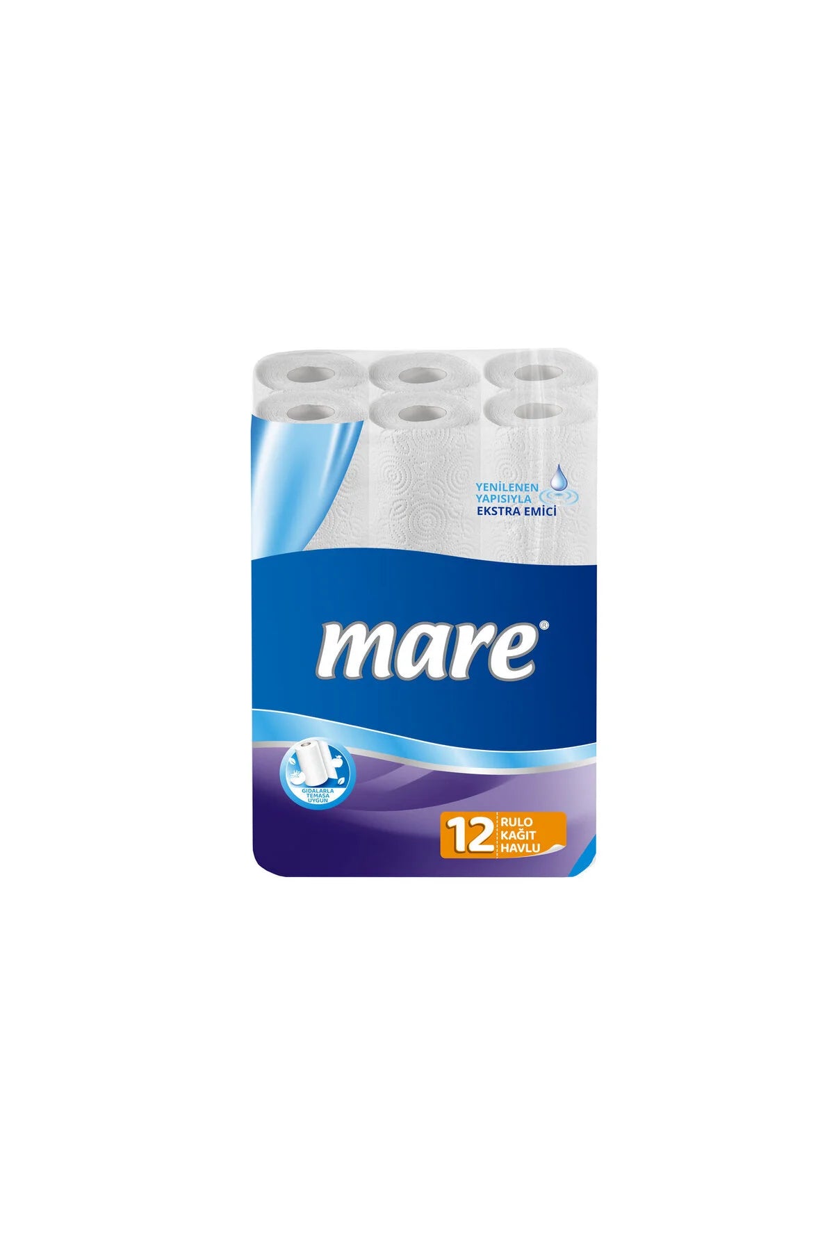 1 koli x4 Mare Plus 12'li Havlu