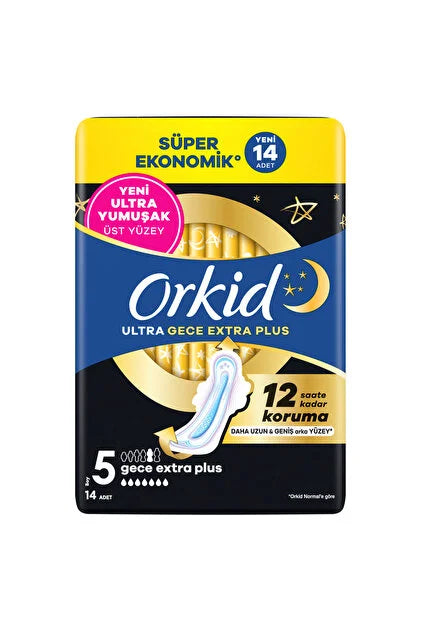 1 koli x12 Orkid Gece Extra Plus 5 No 14 Adet