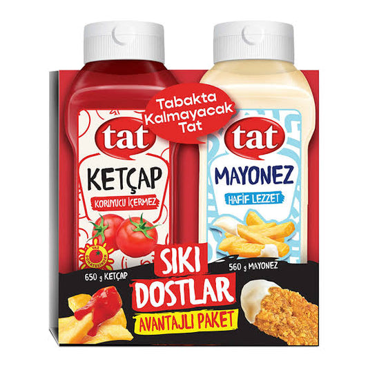1 koli x6 Tat 650g(Ketçap Mayonez 560 G)