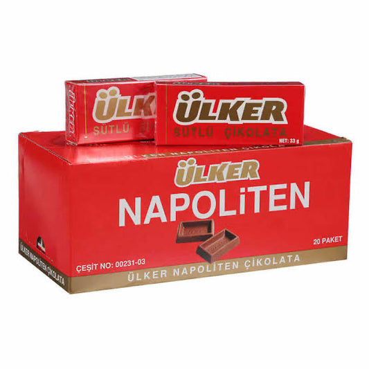 1 Paket Ülker Napoliten Çikolata 33 Gr. 20li